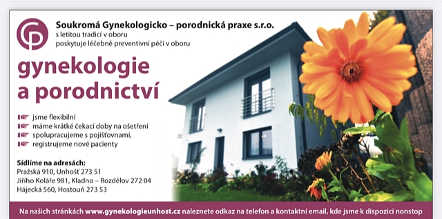 Inzerát ordinace 2021